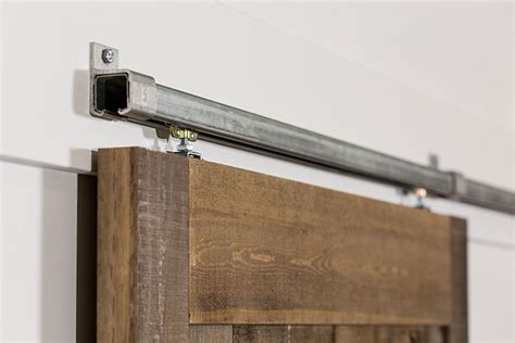 stainless steel box track barn door hardware|2269 100x86.5 door track.